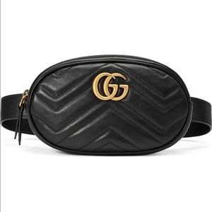 GG Marmont matelassé leather belt bag